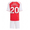 Camiseta Arsenal Noni Madueke #20 Primera Equipación Replica 2025-26 para niños mangas cortas (+ Pantalones cortos)